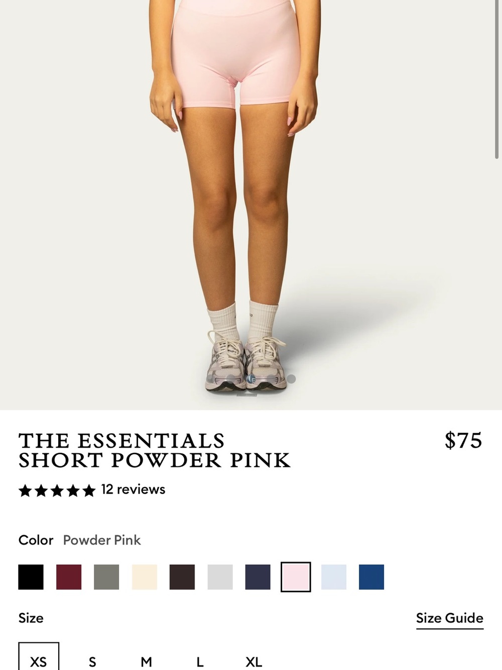 The Essentials Short Powder Pink - Picture 5 of 5
